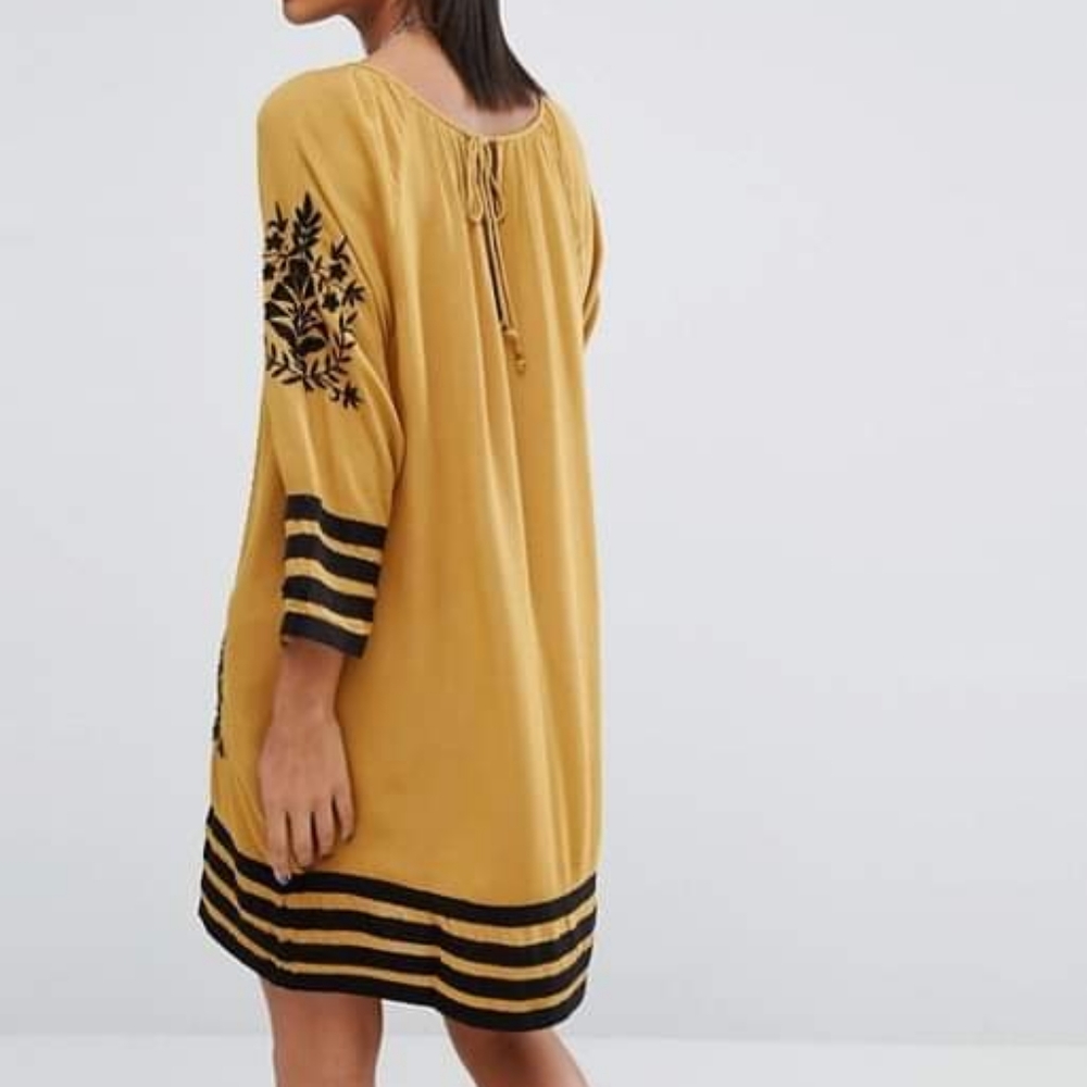 Embroidered tuni dress